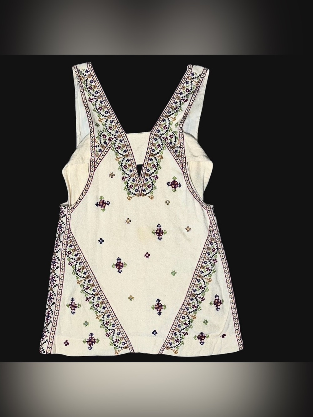 Free People Embroidered Tank Dress